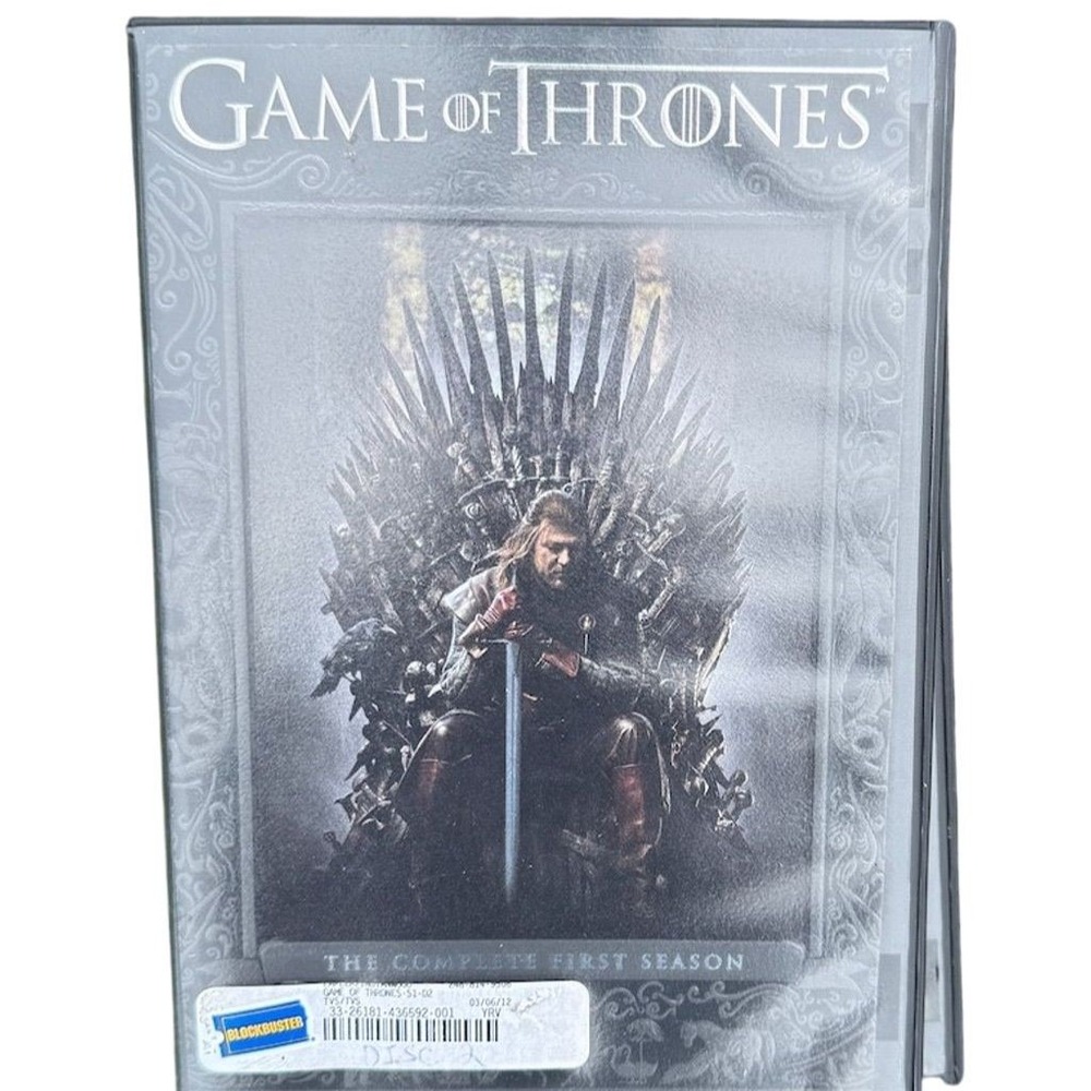 Game of Thrones: The Complete First‎ Season DVD Widescreen 2011 HBO